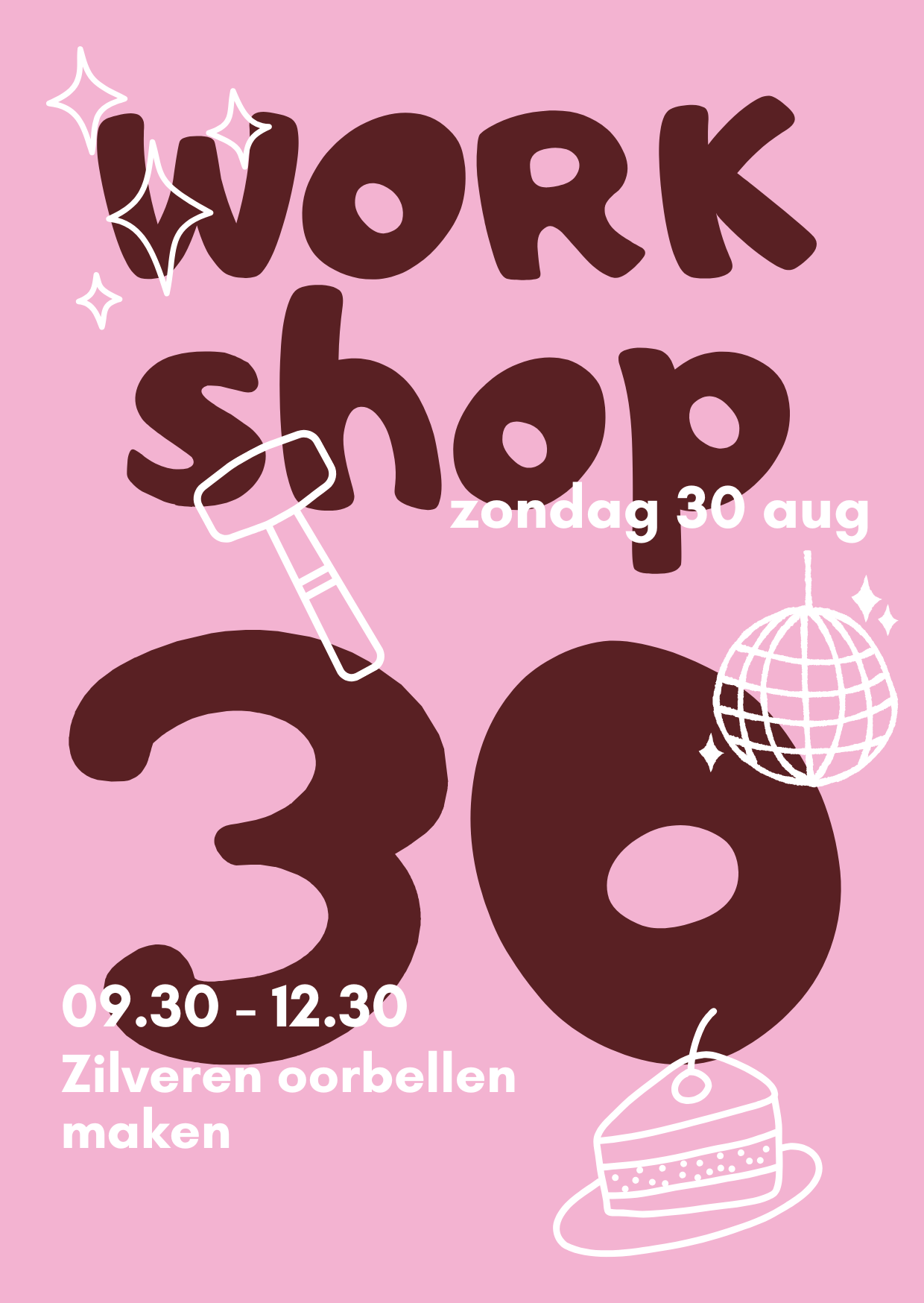 Workshop Zilveren Oorbellen Maken | 30 aug | 09.30 - 12.30