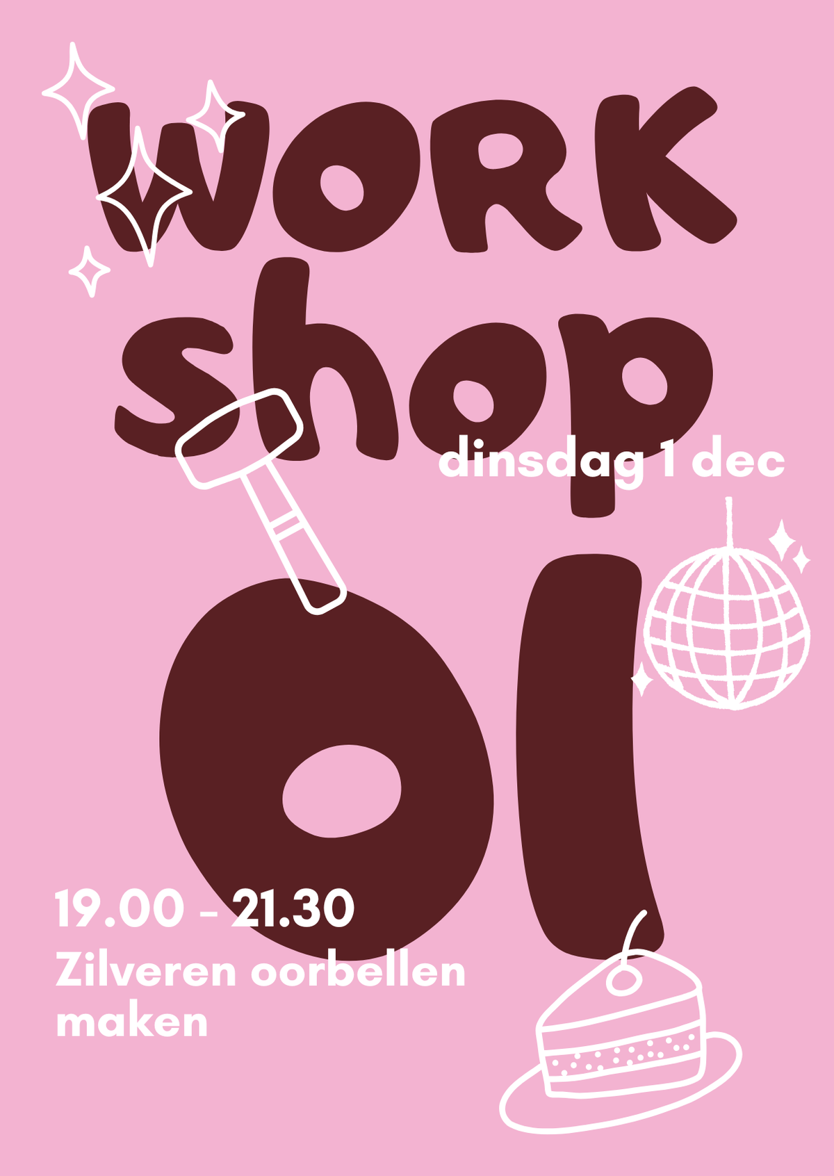 Workshop Zilveren Oorbellen Maken | 1 dec | 19.00 - 21.30