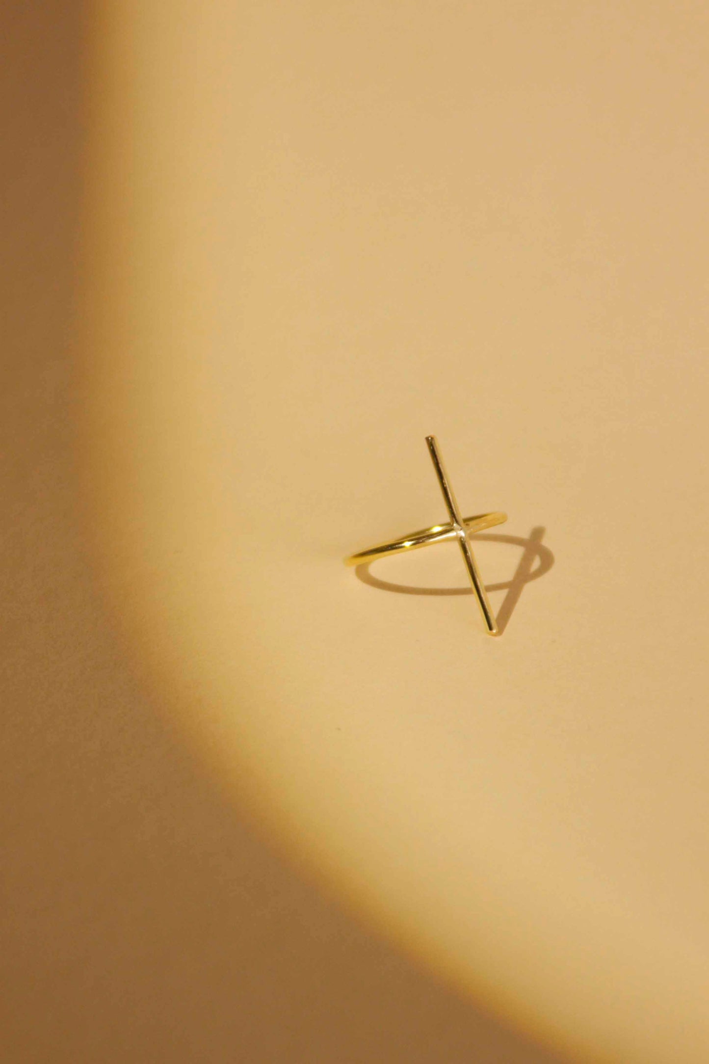 Ring Up | Handgemachter goldener Eyecatcher
