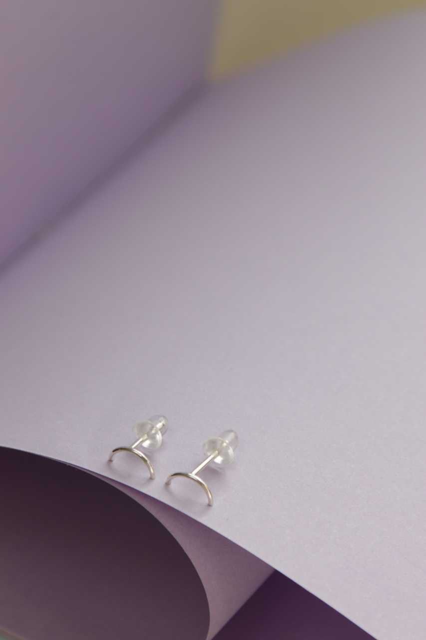 Set Ohrring halbrund klein | Mini-Bogen