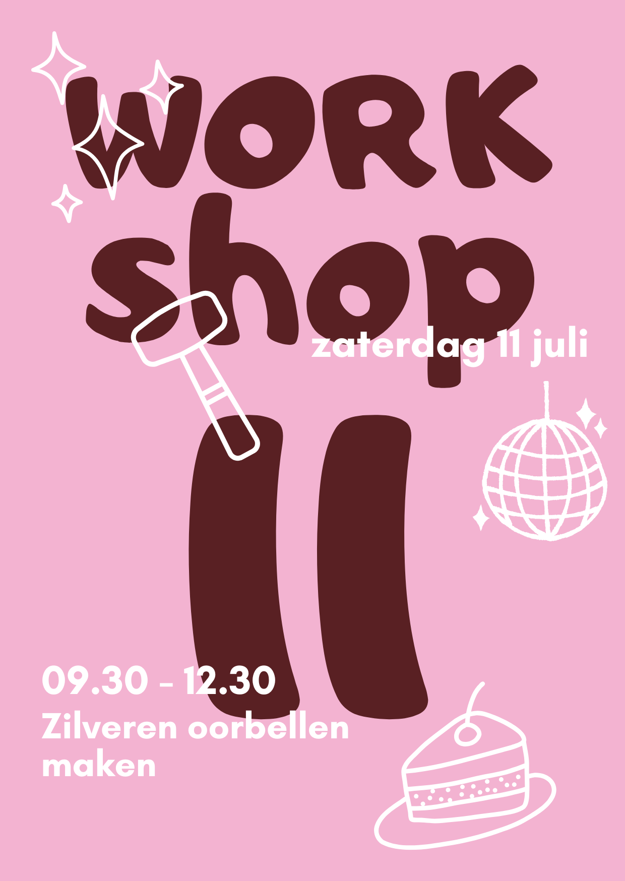 Workshop Zilveren Oorbellen Maken | 11 juli | 09.30 - 12.30