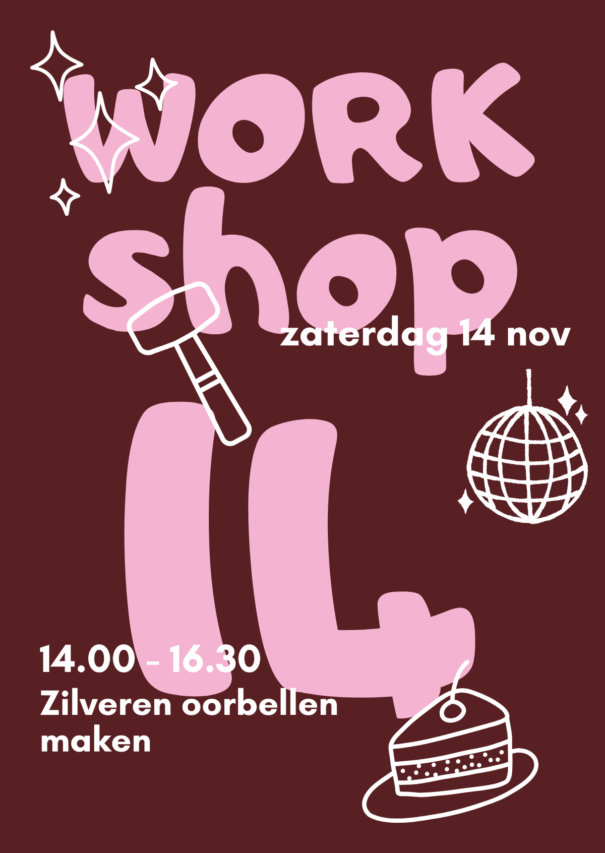 Workshop Zilveren Oorbellen Maken | 14 nov | 14.00 - 16.30