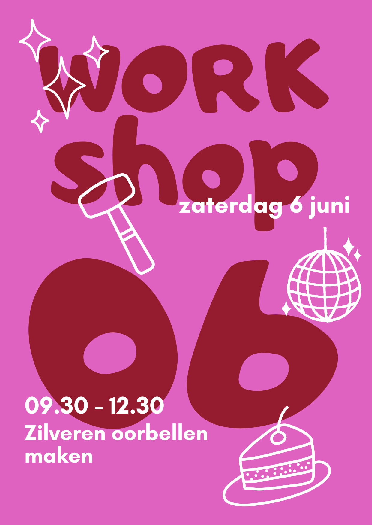 Workshop Zilveren Oorbellen Maken | 06 juni | 9.30 - 12.30