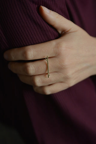 Ring Inbetween | Gouden stijl icoon