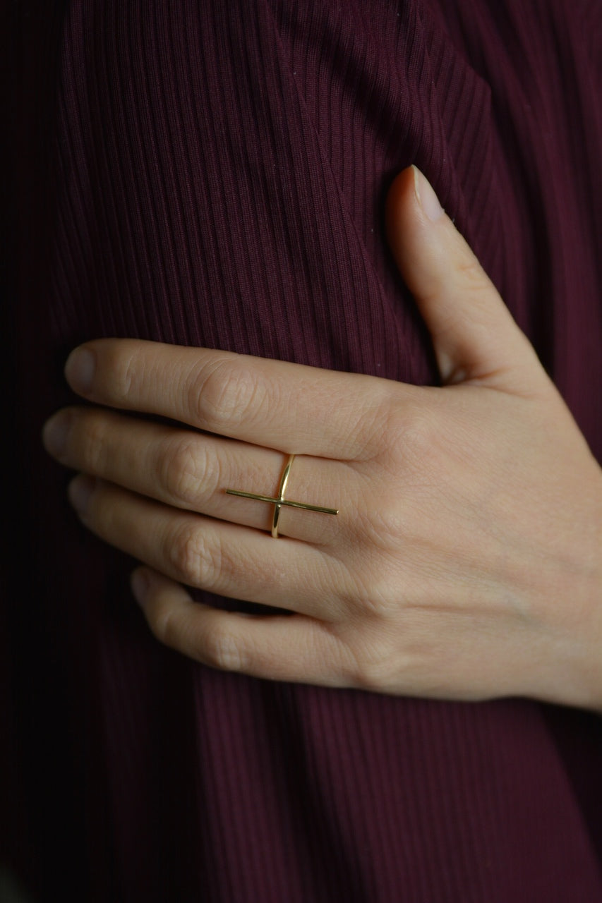 Ring Up | Handgemachter goldener Eyecatcher