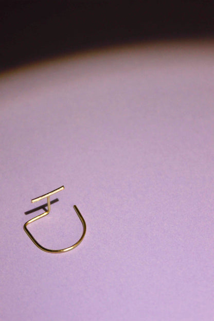 Ohrring Bogen | Handgemachter Bestseller mit coolem Twist!