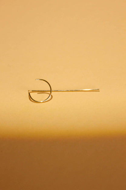 Runde Ohrring-Pin | 2-in-1 Ohrring