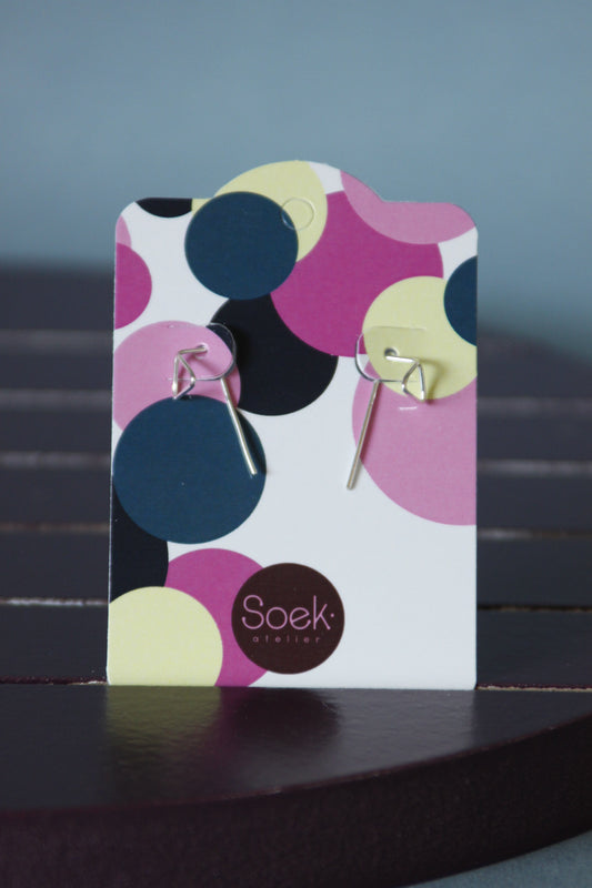 Setje Oorbel Triangle Small | Fijn en klein
