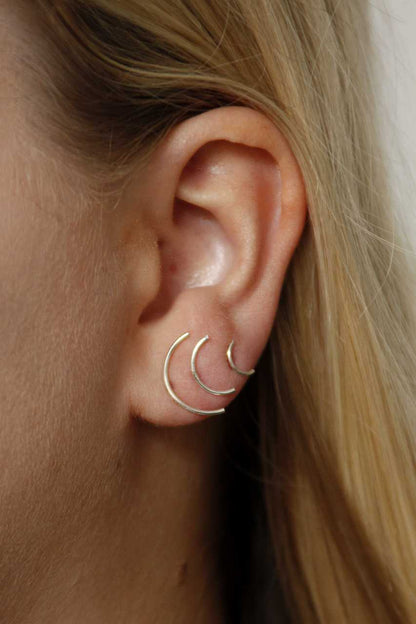 Setje Oorbel Half Round | Flexi lexi