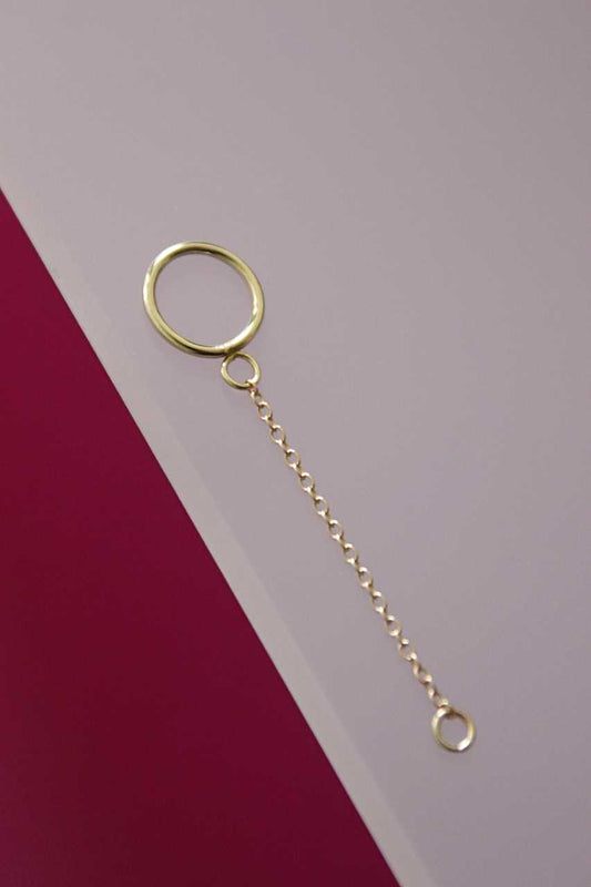 6. (14k goud, oorbelhanger)