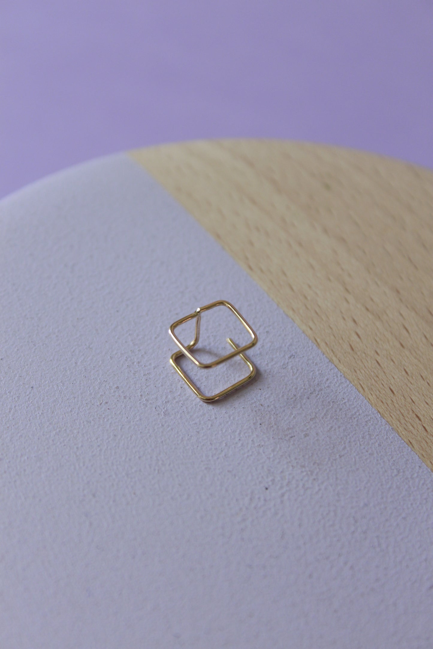 10. (14k gouden oorbellen set)