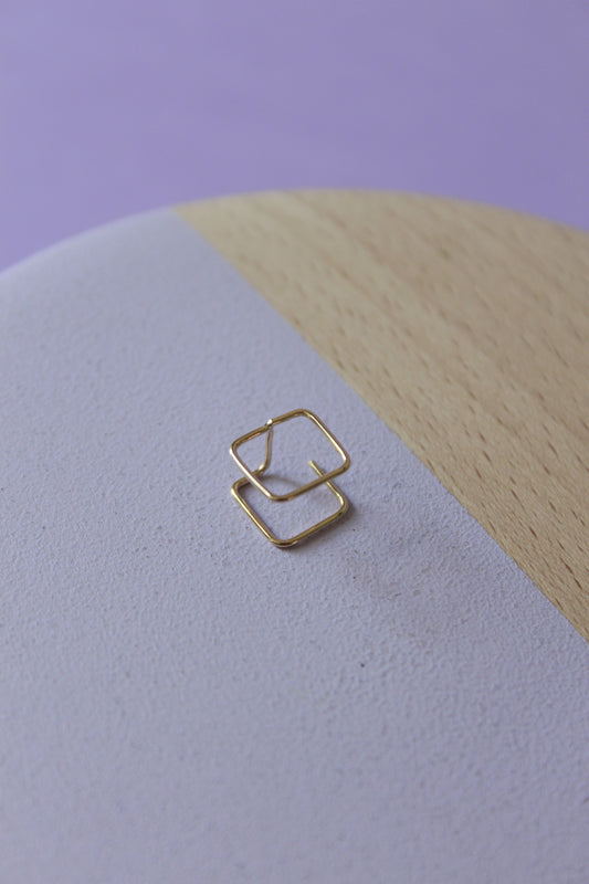 10. (14k gouden oorbellen set)