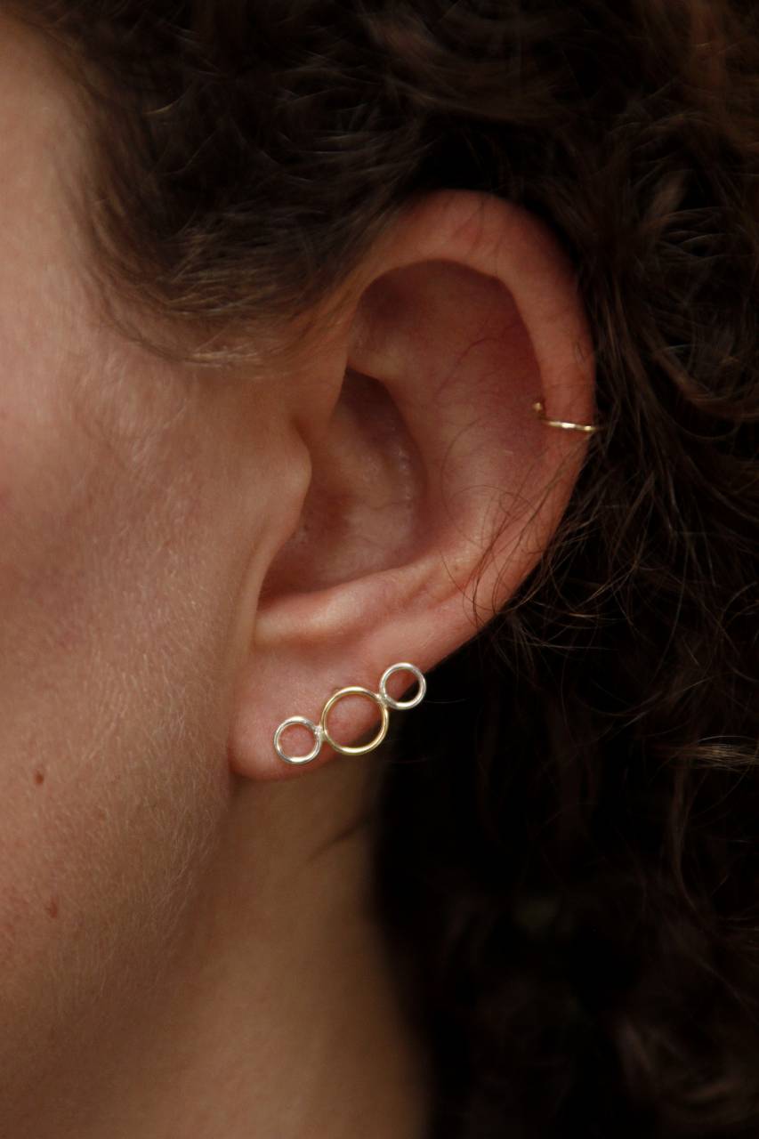 Belle Gift Set - 3 earrings | Gold and Silver | Handmade Earring Bundle