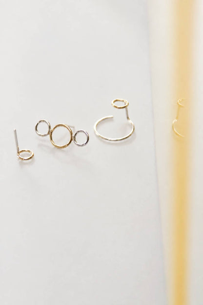 Belle Gift Set - 3 earrings | Gold and Silver | Handmade Earring Bundle