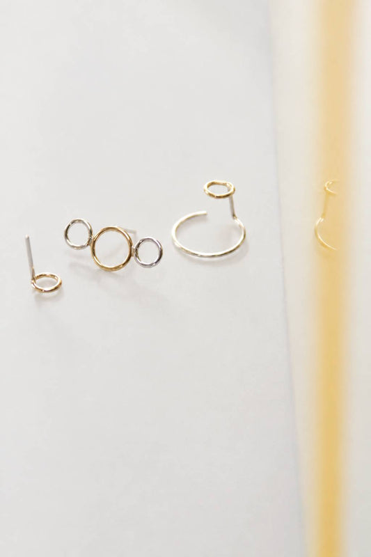 Belle Gift Set - 3 earrings | Gold and Silver | Handmade Earring Bundle