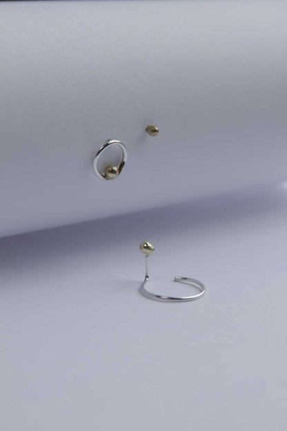 Giftset Belle - 3 oorbellen | Goud en Zilver | Handgemaakte oorbellen bundel