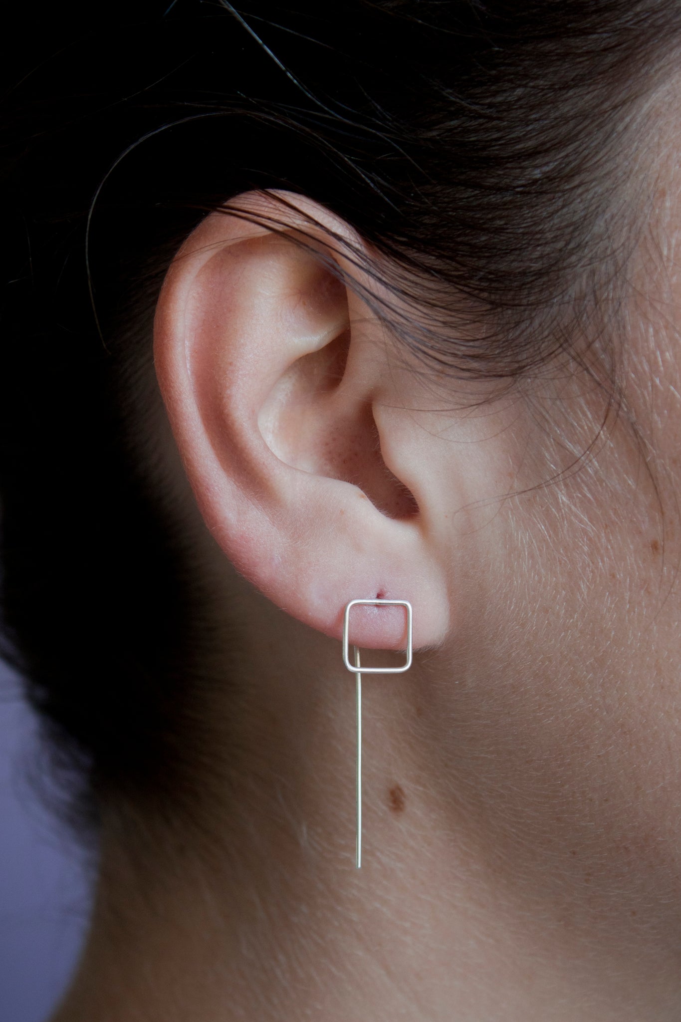 Earring Square Mid | Tough plug